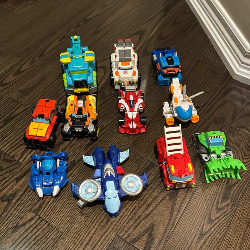 11 Playskool rescue bot transformers